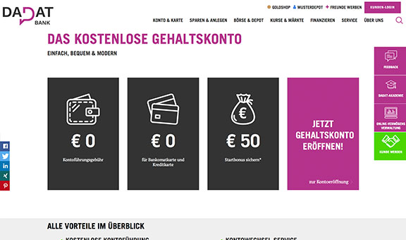 Online Banking Testsieger Mai 2024 Dadat Bank